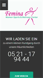 Mobile Screenshot of femina-bielefeld.de